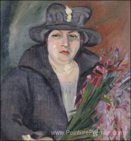Portrait de la mère d'Irma Stern Portrait de la mère d'Irma Stern