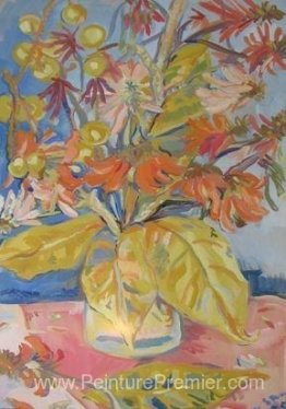 Toujours lfie avec des fleurs d'arbre à corail Toujours lfie avec des fleurs d'arbre à corail