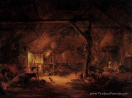 Intérieur de grange Intérieur de grange