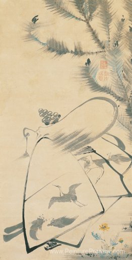 Fukurojin (Fukurokuju), le dieu de la longévité et de la sagesse Fukurojin (Fukurokuju), le dieu de la longévité et de la sagesse