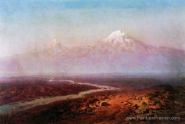 Araks River et Ararat Araks River et Ararat