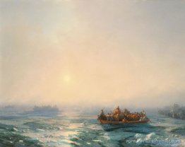 Glace dans le dnieper Glace dans le dnieper