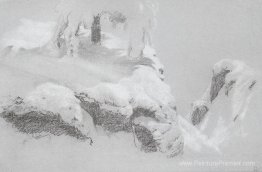 Un croquis pour une peinture "dans le nord sauvage" Un croquis pour une peinture "dans le nord sauvage"