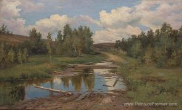 Paysage forestier. Route Paysage forestier. Route