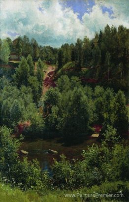 Après la pluie. Etude de la forêt Après la pluie. Etude de la forêt