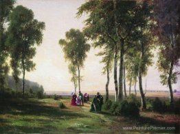 Paysage avec des gens qui marchent Paysage avec des gens qui marchent