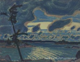 Après le coucher du soleil, la baie géorgienne Après le coucher du soleil, la baie géorgienne