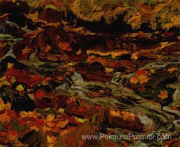 Feuille dans le ruisseau Feuille dans le ruisseau