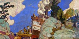 Le bateau de fourniture Le bateau de fourniture