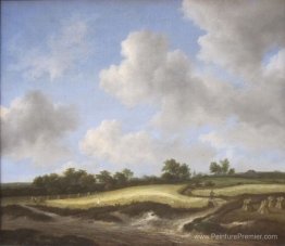 Paysage avec un champ de blé Paysage avec un champ de blé