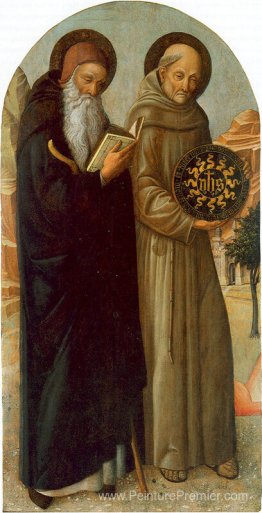 Saint Anthony Abbot et Saint Bernardino Da Siena Saint Anthony Abbot et Saint Bernardino Da Siena