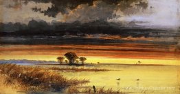 Coucher de soleil sur les plats du maillot Coucher de soleil sur les plats du maillot