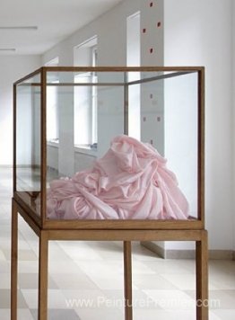 Objet en soie rose Objet en soie rose