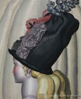 Portrait d'une femme avec un chapeau Portrait d'une femme avec un chapeau