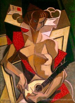 Femme avec une mandoline Femme avec une mandoline