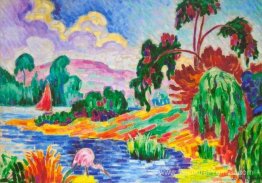 Le Flamant rose et Le Voilier Le Flamant rose et Le Voilier