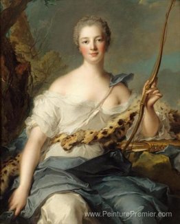 Jeanne-Antoinette Poisson, Marquise de Pompadour comme Diana Jeanne-Antoinette Poisson, Marquise de Pompadour comme Diana
