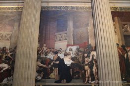 Mort de Saint-Geneviève, Panthéon, Paris Mort de Saint-Geneviève, Panthéon, Paris