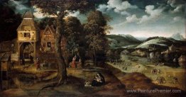 Paysage avec le vol en Égypte Paysage avec le vol en Égypte