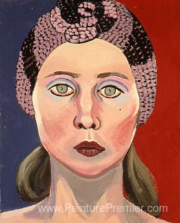 Autoportrait en chapeau en tricot Autoportrait en chapeau en tricot