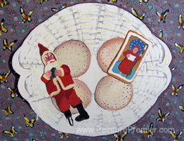 Assiette de biscuits de Noël Assiette de biscuits de Noël