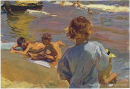 Enfants sur la plage, Valence Enfants sur la plage, Valence