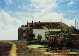 Ferme à côté du canal à Polder Ferme à côté du canal à Polder