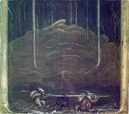 Quand le soir est venu, Troll Mère et le garçon se sont faufilés Quand le soir est venu, Troll Mère et le garçon se sont faufilés