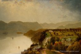 Vue depuis l'hôtel Cozzen près de West Point, N.Y. Vue depuis l'hôtel Cozzen près de West Point, N.Y.