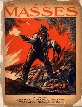 Couverture du numéro de juin 1914 des masses Couverture du numéro de juin 1914 des masses