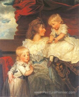 Portrait de Harriet, vicomtesse Duncannon avec ses fils Portrait de Harriet, vicomtesse Duncannon avec ses fils