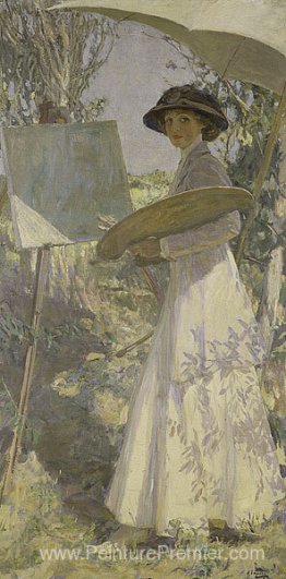 Mme Lavery Sketching Mme Lavery Sketching