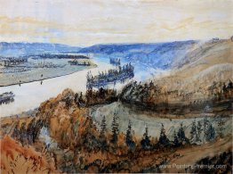 Seine de la rivière et ses îles Seine de la rivière et ses îles