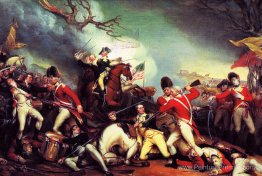 La mort du général Mercer lors de la bataille de Princeton La mort du général Mercer lors de la bataille de Princeton