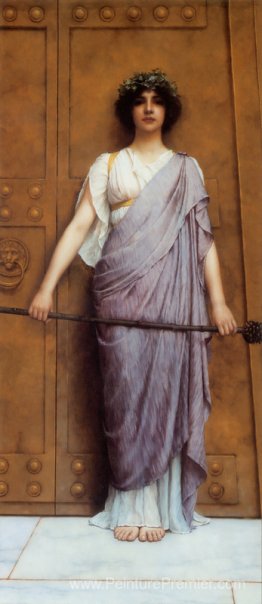 À la porte du temple À la porte du temple