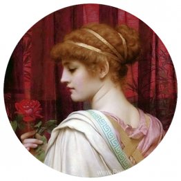 Fille avec rose rouge Fille avec rose rouge