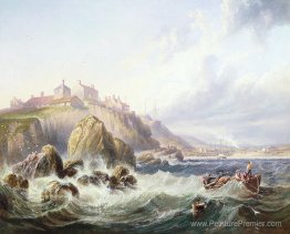 Bateaux de pêche au large de l'Écosse par John Wilson Carmichael Bateaux de pêche au large de l'Écosse par John Wilson Carmichael