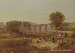 John Wilson Carmichael - Corby Viaduct, The Newcastle and Carlis John Wilson Carmichael - Corby Viaduct, The Newcastle and Carlis