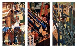 Départ des immigrants, tapisserie Départ des immigrants, tapisserie