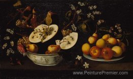 Natureza morta com frutos e flores Natureza morta com frutos e flores