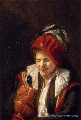 Un jeune avec une cruche Un jeune avec une cruche