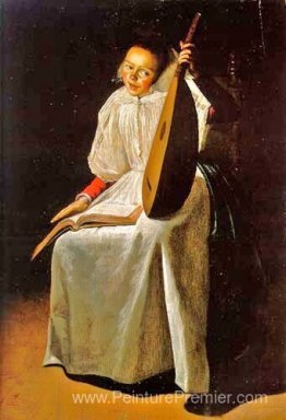 Fille avec un luth Fille avec un luth