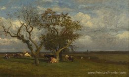 Paysage avec des vaches Paysage avec des vaches
