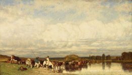 Les vaches traversant une Ford Les vaches traversant une Ford