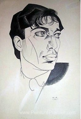 Portrait du poète Boris Pasternak Portrait du poète Boris Pasternak