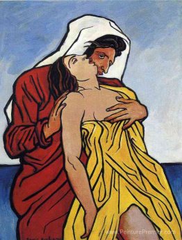Homme et femme au bord de la mer Homme et femme au bord de la mer