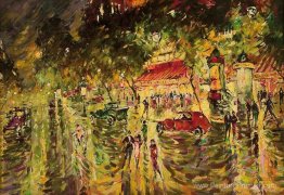 Un boulevard à Paris Un boulevard à Paris