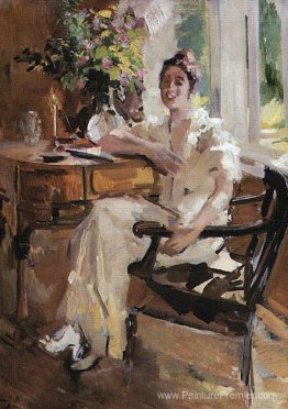 La dame sur la chaise La dame sur la chaise