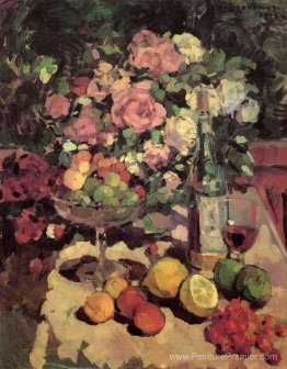 Roses, fruits, vin Roses, fruits, vin
