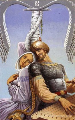 Alyosha Popovich et belle jeune fille Alyosha Popovich et belle jeune fille